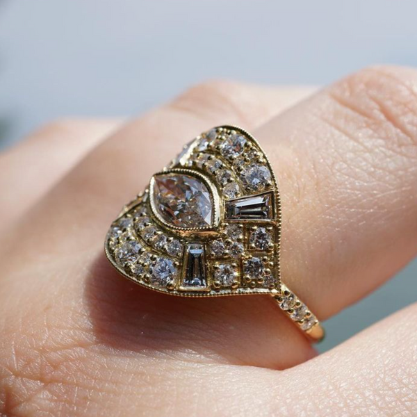 Tammy's Art Deco Diamond Ring – Selina King