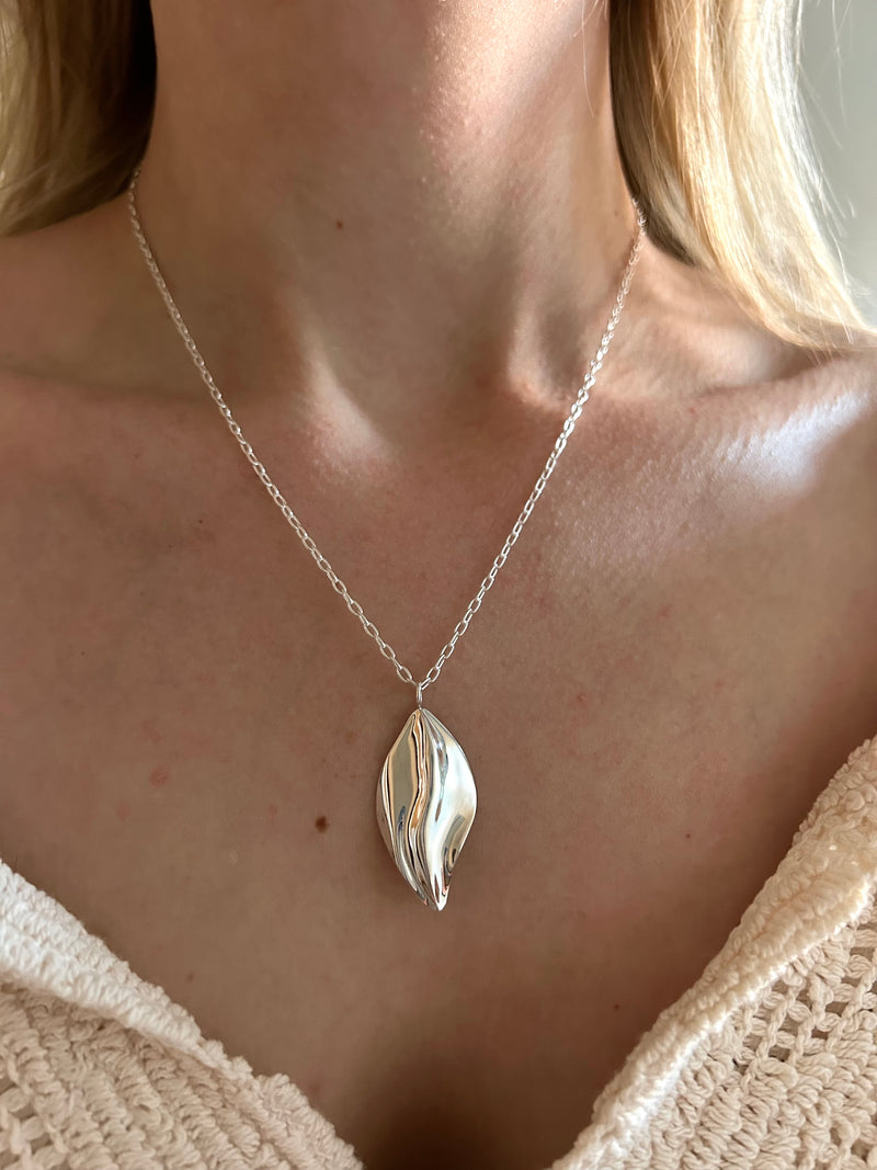 Medium Leaf Necklace One of a Kind