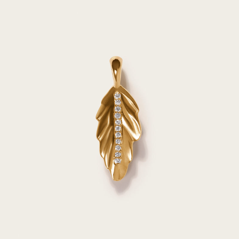 Diamond Sea Oat Pendant