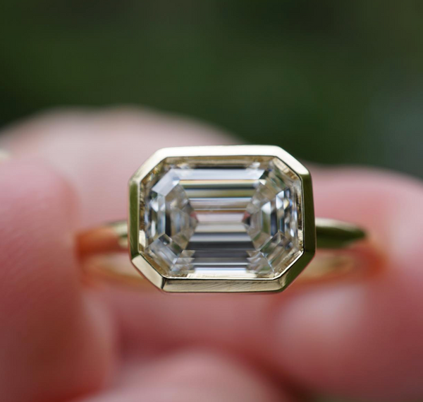 Jessi’s Emerald Cut Solitaire Ring