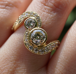 Benny's Toi Et Moi Diamond Ring