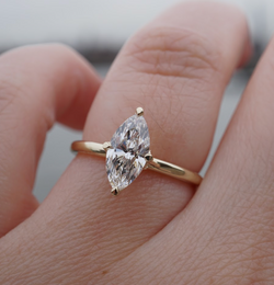 Danielle's Marquise Diamond Engagement Ring