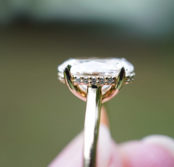 Rachel's Oval Diamond Engagement Ring