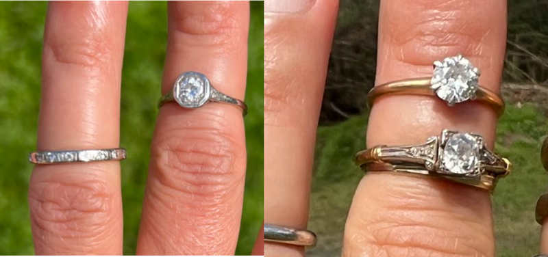 Susan's Art Deco Diamond Ring