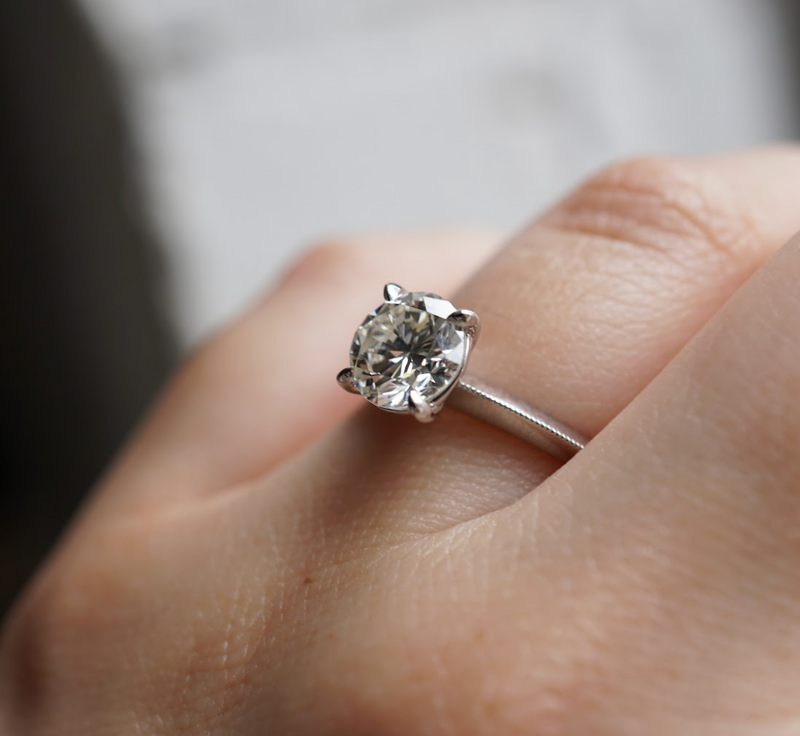 Courtney's Solitaire Engagement Ring