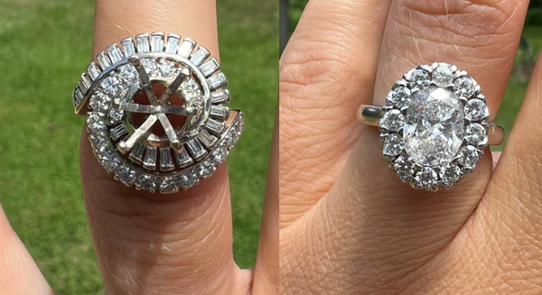 Maty's Oval Diamond Engagement Ring