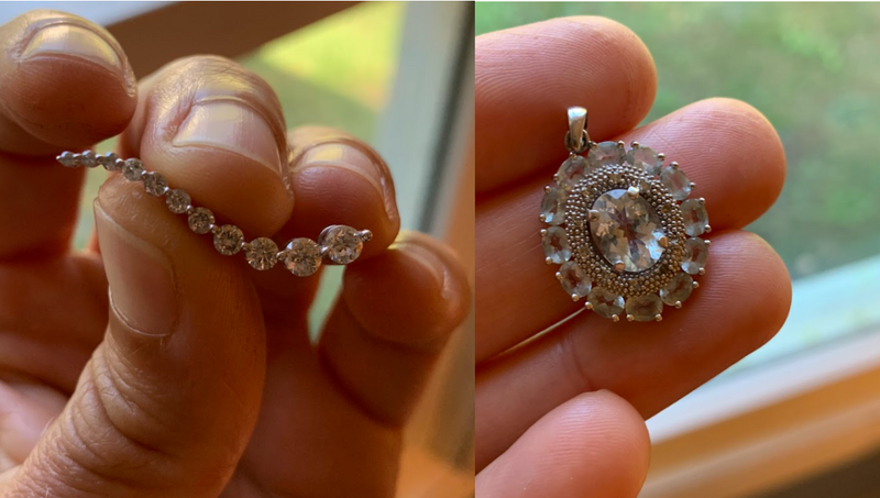 Emily's Art Deco Aquamarine Diamond And Sapphire Ring