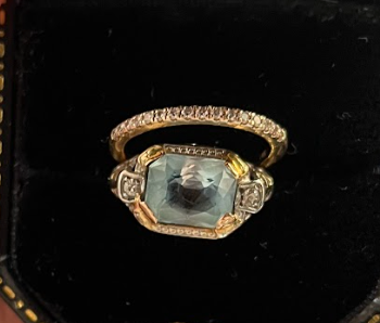 Christie's Antique Aquamarine Ring