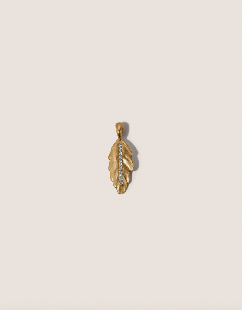 Diamond Sea Oat Pendant