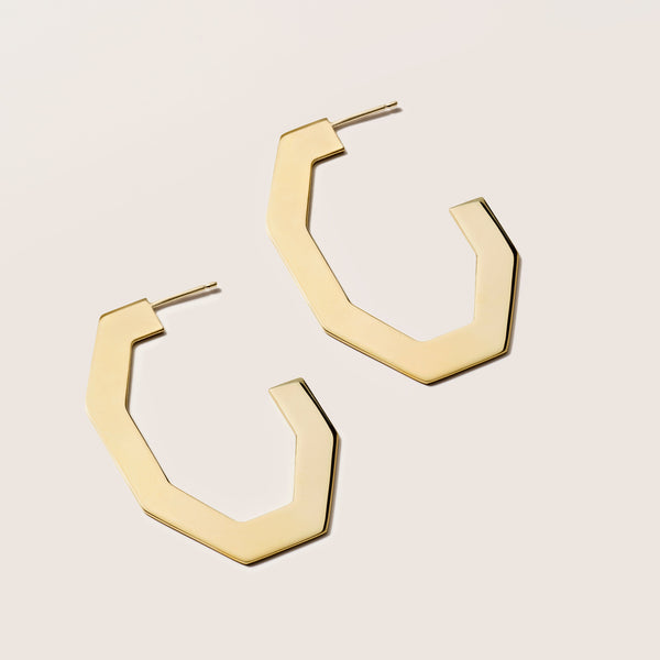 Large Anna Hoops
