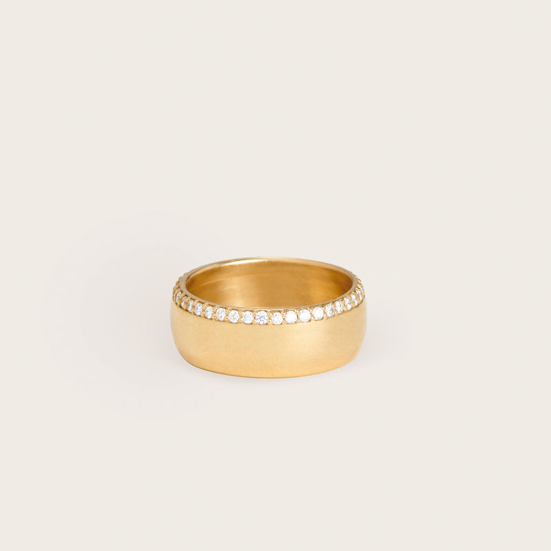 Thick Gold Band Ring | SoFlo Jewels